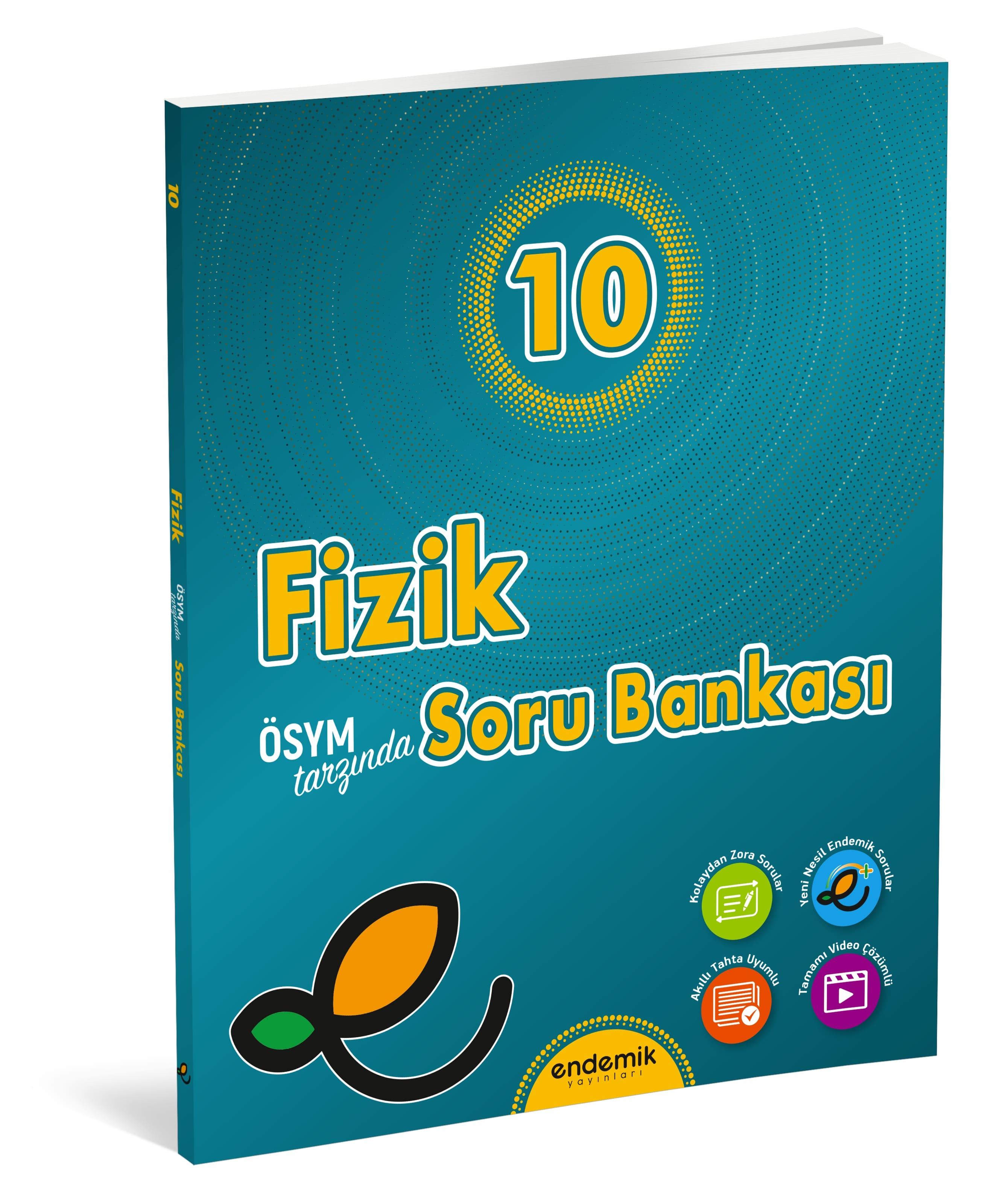 Endemik Yayınları 10.Sınıf Fizik Soru Bankası- Yeni Müfredat